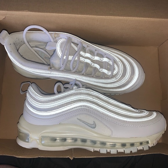 Air Max 97 - White/pure white platinum in size 6 - Picture 2 of 8